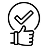 Passt für alle icon