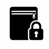 Sicheres Innenfach mit Reißverschluss icon