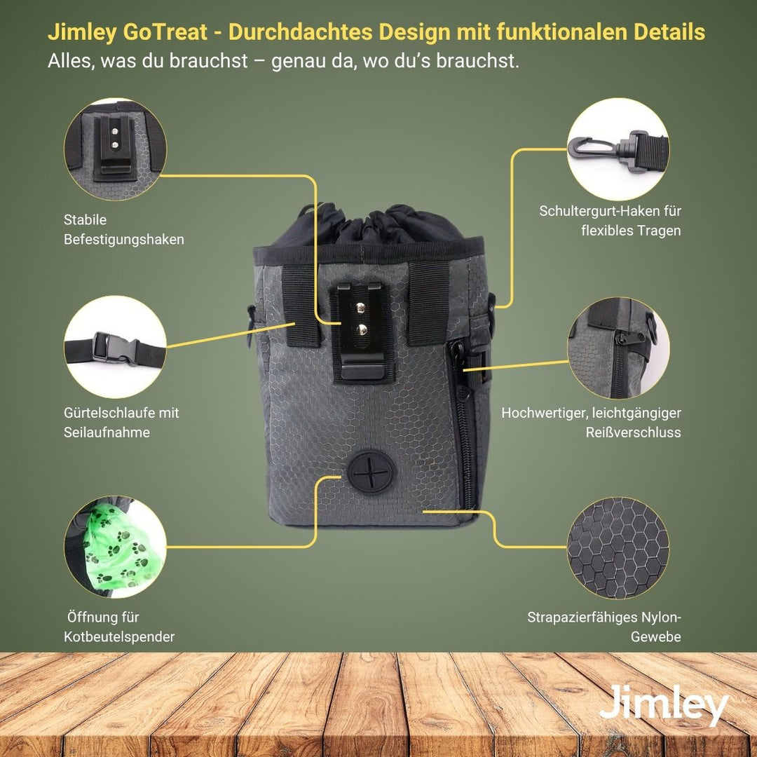 Jimley - GoTreat Gassitasche/Futtertasche